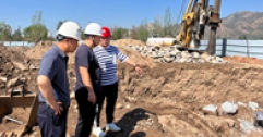 【市城市燃熱集團富泰熱力】長輸公司安全環(huán)保部檢查頂管施工安全工作